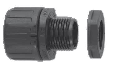 EURO 2000 SPA - UROP73132 RACCORDO MF PA66 NW23 ISO32 IP66