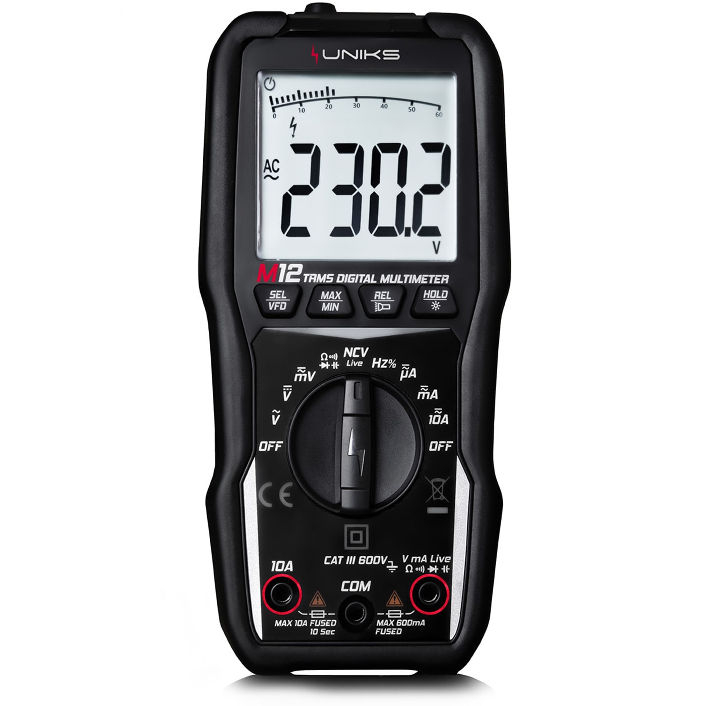 UNIKS SRL - UNKM12 MULTIMETRO AUTOMATICO TRMS