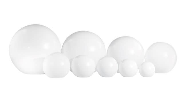 ROSSINI - RSSV.608-18-BL SFERA SENZA COLLO IN VETRO BIANCO LUCIDO