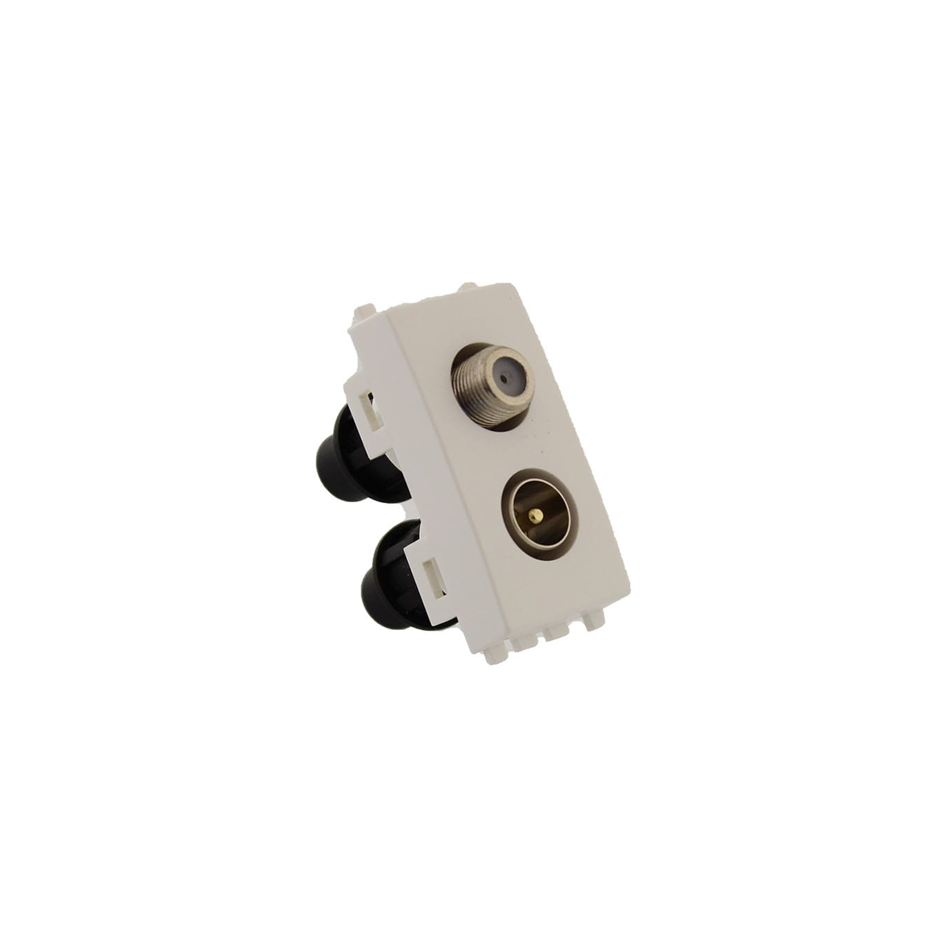 FAIT SRL - FIT5121801 VAB/FM - PRESA DOPPIA FF + IECM COMP. VIMAR ARKE'