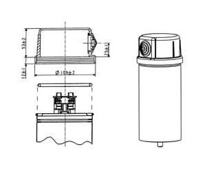 VTEK SRL - VAS316523341R KIT CAPPELLOTTO IP54 - D116 PER MODULO X