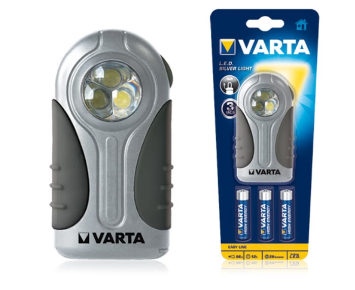 VARTA CONSUMER BATT - VAT16647101421 SILVER LIGHT (INCL. 3AAA)