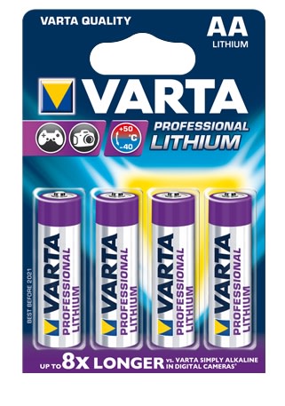 VARTA CONSUMER BATT - VAT06106301404 AA (STILO) ULTRA LITHIUM X4