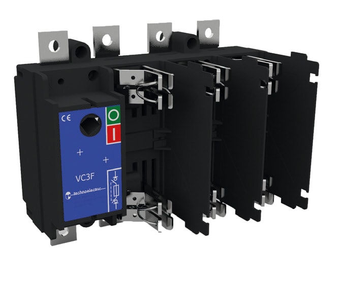 TECHNOELECTRIC SRL - TEH13052SM INTERRUTTORE FUSIBILE NH1 SENZA MANIGLIA