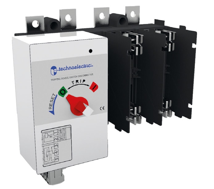 TECHNOELECTRIC SRL - TEH14031B INTERRUTTORE FUSIBILE NH2 CON BOBINA DI