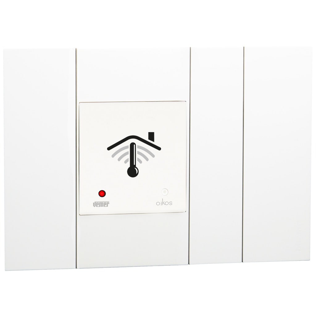 VEMER SPA - VEMVE796002 OIKOS WIFI CRONOT. INC. 2 M BIANCO L.NOW