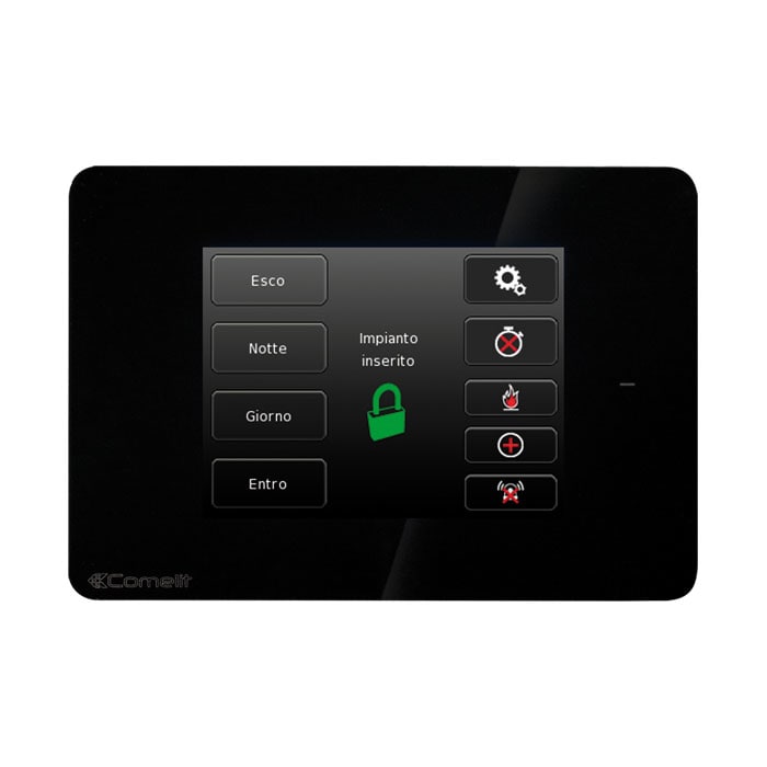 COMELIT GROUP SPA - COEVEDOTOUCH TAS. SAFETOUCH NERA CON RFID X CENT. VED