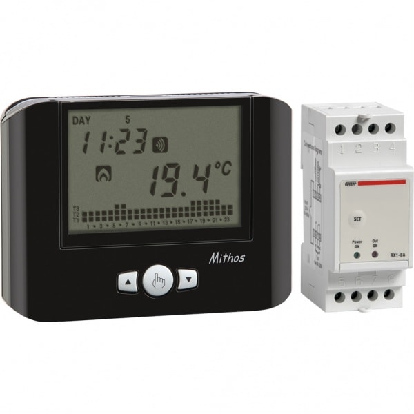 VEMER SPA - VEMVE426300 SET MITHOS RF NERO + ATTUATORE 1 CAN.
