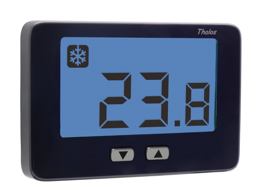 VEMER SPA - VEMVE719100 THALOS KEY NERO TERMOSTATO BATTERIA