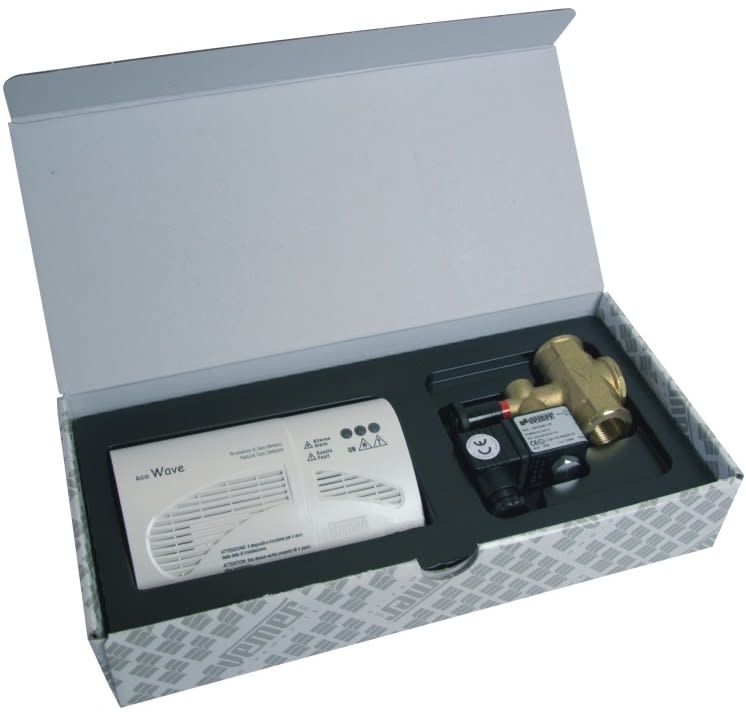 VEMER SPA - VEMVN793600 SET SICUR. GPL PARETE VALV.3/4 NA 230V