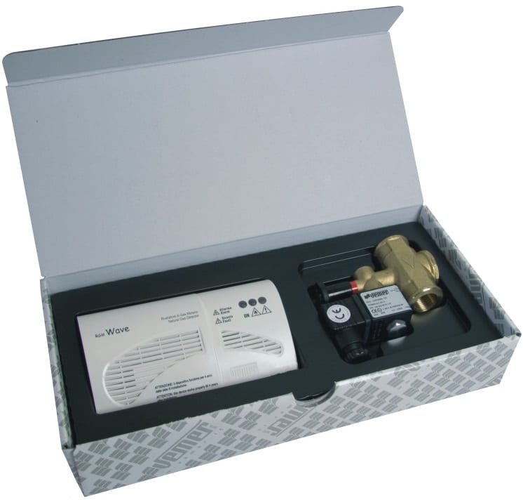 VEMER SPA - VEMVN793600 SET SICUR. GPL PARETE VALV.3/4 NA 230V