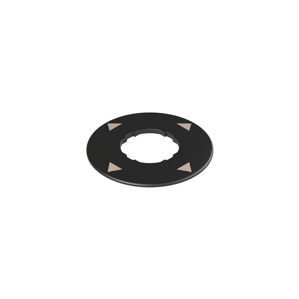 PIZZATO ELETTRICA - PZZVE TF12A1233 TARGHETTA CON FORO SAGOMATO CIRCOLARE N