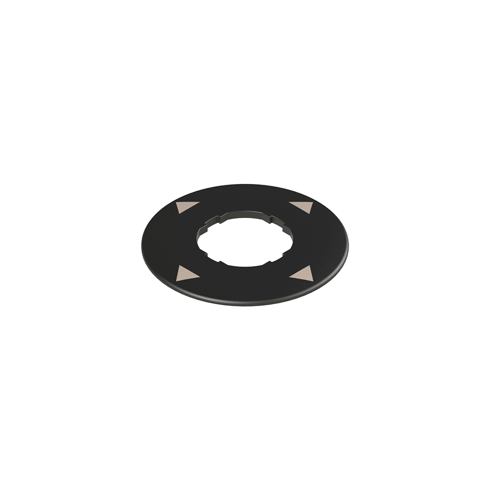 PIZZATO ELETTRICA - PZZVE TF12A1233 TARGHETTA CON FORO SAGOMATO CIRCOLARE N