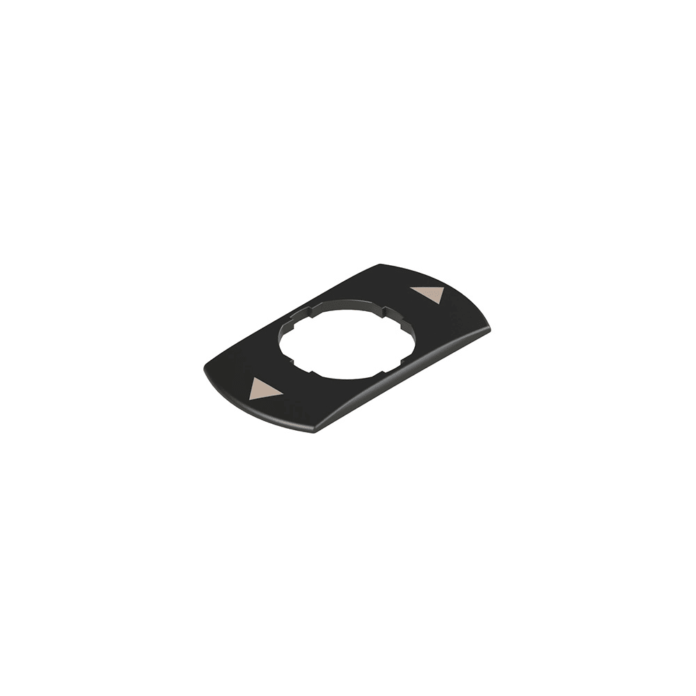 PIZZATO ELETTRICA - PZZVE TF12G1234 TARGHETTA CON FORO SAGOMATO RETTANGOLAR
