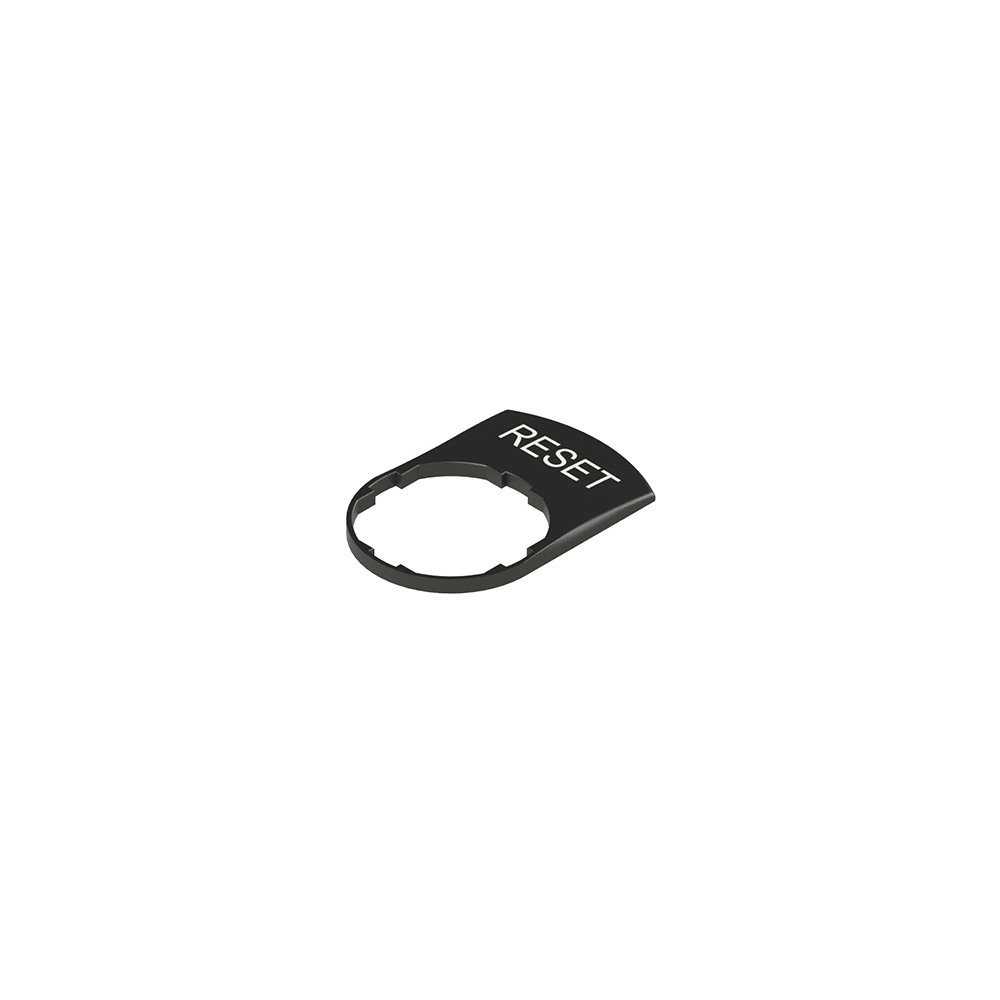 PIZZATO ELETTRICA - PZZVE TF12H12GB14 TARGHETTA NERA CON MARCATURA PER INCISI