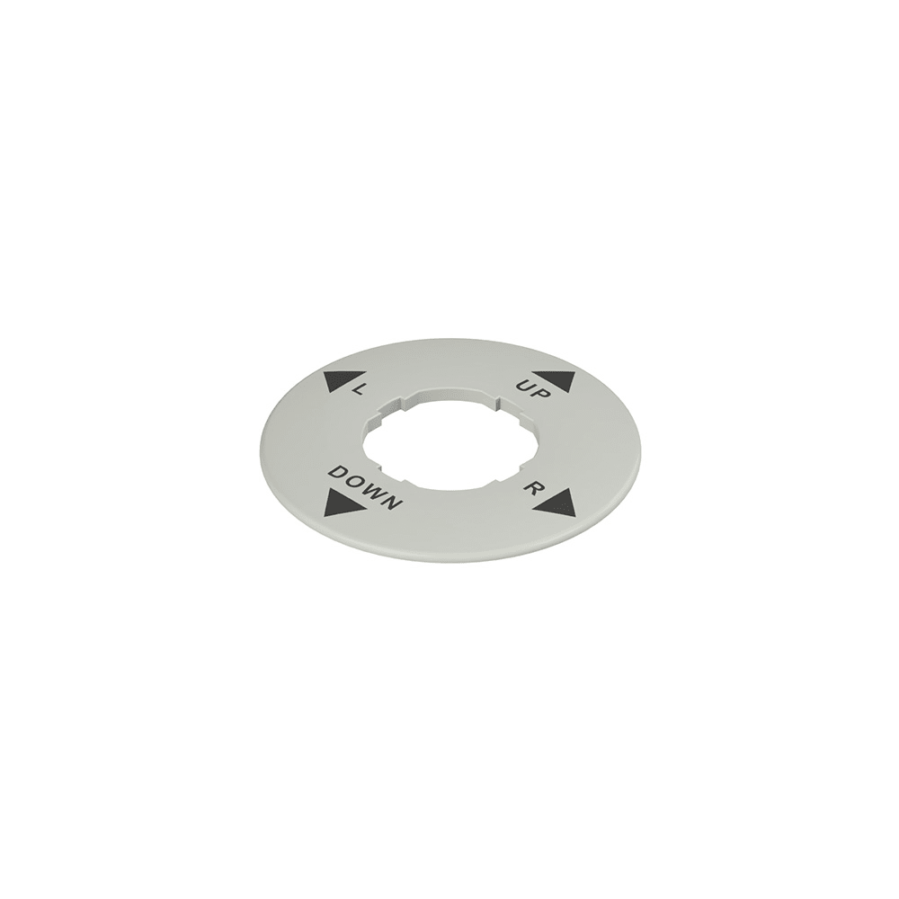 PIZZATO ELETTRICA - PZZVE TF32A9130 TARGHETTA CON FORO SAGOMATO CIRCOLARE G