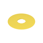 PIZZATO ELETTRICA - PZZVE TF32D5700 TARGHETTA CON FORO SAGOMATO DISCO GIALL