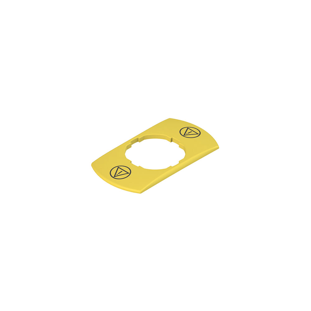 PIZZATO ELETTRICA - PZZVE TF32G5121 TARGHETTA CON FORO SAGOMATO RETTANGOLAR
