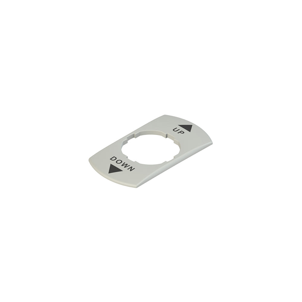 PIZZATO ELETTRICA - PZZVE TF32G9131 TARGHETTA CON FORO SAGOMATO  RETTANGOLAR
