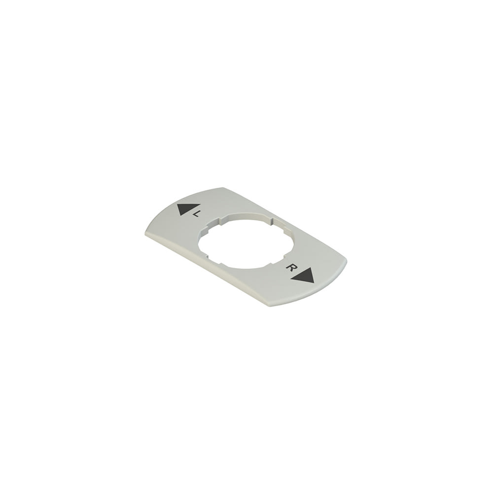 PIZZATO ELETTRICA - PZZVE TF32G9132 TARGHETTA CON FORO SAGOMATO  RETTANGOLAR