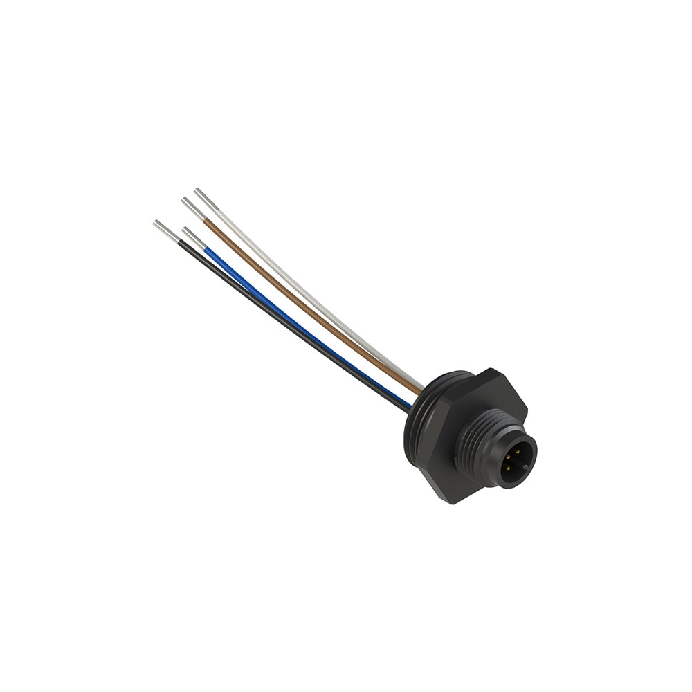 PIZZATO ELETTRICA - PZZVF CNP5MM CONNETTORE PLASTICO MASCHIO M12 5 POLI