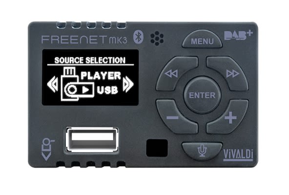 VIVALDI SRL - VILFREENETMK3.B VIVALDI GIOVE_HIFI 25+25W RS485 DAB BLAC