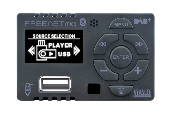 VIVALDI SRL - VILFREENETMK3.B VIVALDI GIOVE_HIFI 25+25W RS485 DAB BLAC