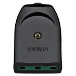 VIMAR SPA - VIW00222 PRESA 2P+T 16A P17 ASSIALE NERO