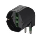 VIMAR SPA - VIW00305 Adattatore sfalsato S17+univ. 90° nero