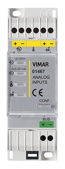 VIMAR SPA - VIW01467 INTERFACCIA DOMOTICA 3INGRESSI ANALOGICI