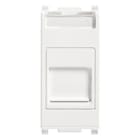 VIMAR SPA - VIW14337.6 Presa RJ45 Cat6 UTP con portello bianco