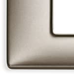 VIMAR SPA - VIW14652.74 PLACCA 2M CENTRALI NICHEL PERLATO