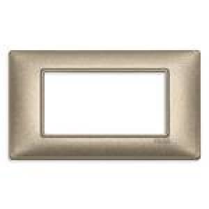 VIMAR SPA - VIW14654.70 PLACCA 4M BRONZO METALLIZZATO