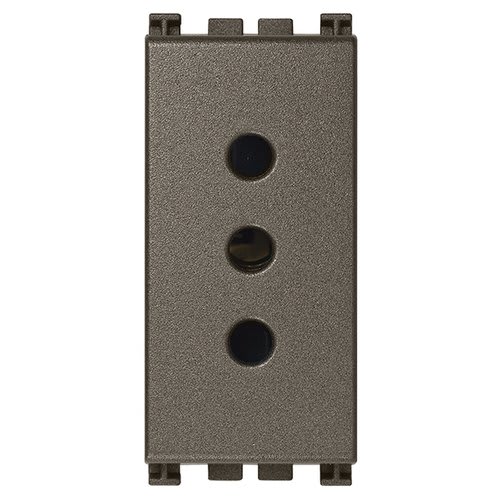 VIMAR SPA - VIW19201.M PRESA 2P+T 10A P11 METAL