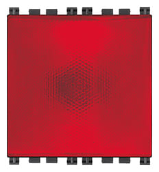 VIMAR SPA - VIW19387.R Spia prismatica rosso