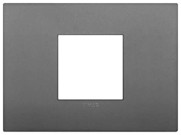 VIMAR SPA - VIW19652.72 PLACCA CLASSIC 2M CENTRALI GRIGIO