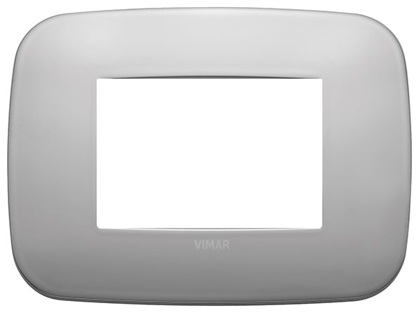 VIMAR SPA - VIW19683.30 Placca Round 3M nichel matt