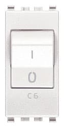 VIMAR SPA - VIW20405.06.B INTERRUTTORE MT 1P+N C6 120-230V BIANCO