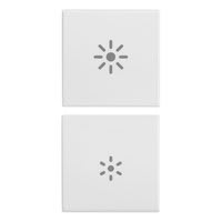 VIMAR SPA - VIW20751.3.B DUE MEZZI TASTI 1M DIMMER BIANCO