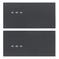 VIMAR SPA - VIW20752 DUE MEZZI TASTI 2M NEUTRO PERS. GRIGIO
