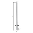 SEM - SEMVRC460G PALO CONICO VTR 460CM GRIGIO
