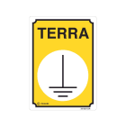 CEMBRE SPA - CEM2612501AR TARGA IN ALLUMINIO, SIMBOLO DI TERRA