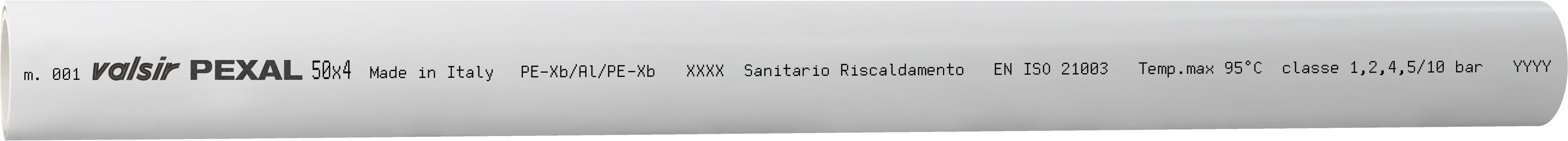 VALSIR - VALVS0100025 TUBO PEXAL D.40X3,5 BARRE MT 5