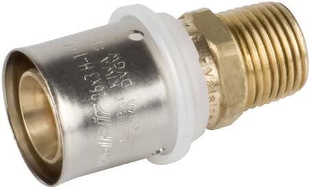 VALSIR - VALVS0170221 PEXAL BRASS DIRITTO MASCHIO 20X2 X 1/2