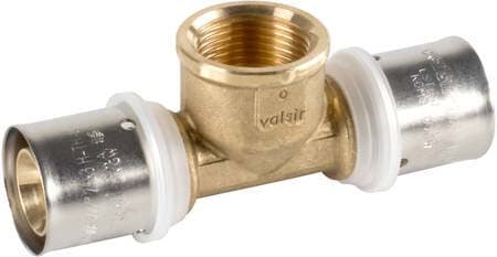 VALSIR - VALVS0170921 PEXAL BRASS T FEMMINA 20X2 X 1/2 X 20X2