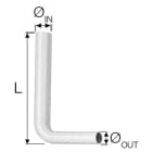 VALSIR - VALVS0815301 TUBO DI SCARICO BIANCO 50/32 L.600