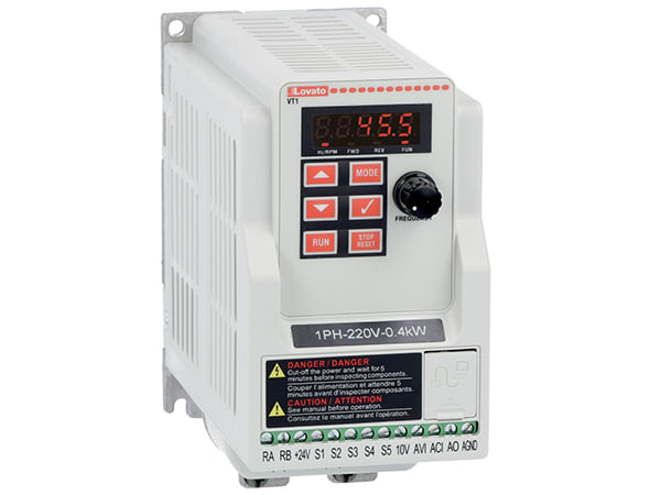 LOVATO - LOVVT102A240 INVERTER MONOF. 0,2KW USCITA TRIF.240VAC