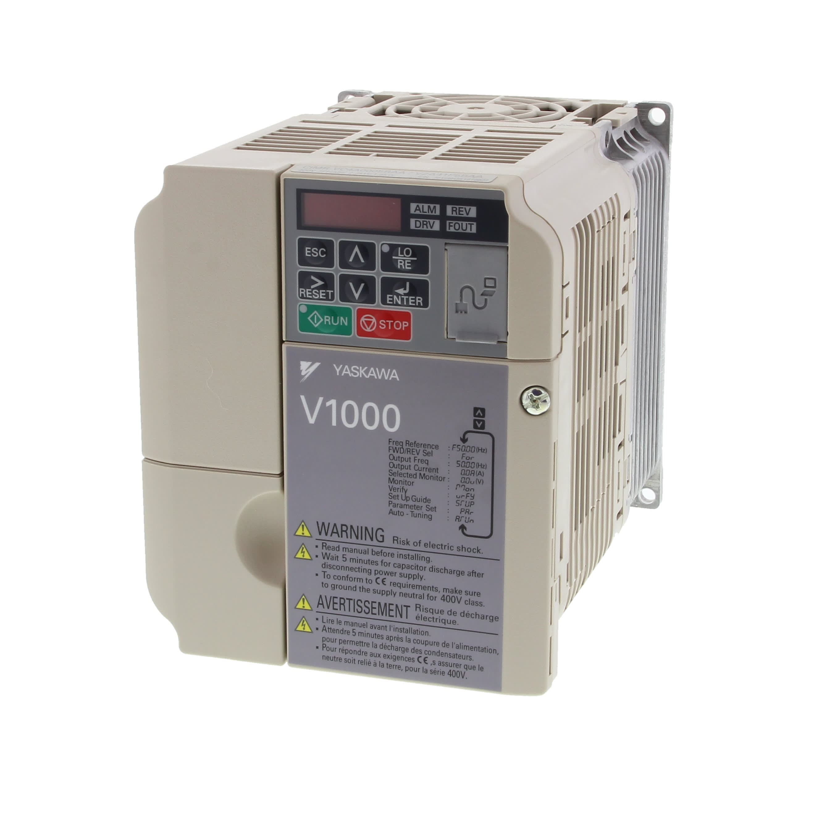 OMRON - OMRVZAB0P7BAA-23426 inverter- V1000 0.7 kW 5 A 220 V monofas
