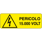 OCMEI SRL - OCMW012-358-AD ETIC.ADES.350X125MM PERICOLO 15.0