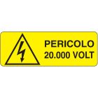 OCMEI SRL - OCMW012-361-AD ETIC.ADES.350X125MM PERICOLO 20.0